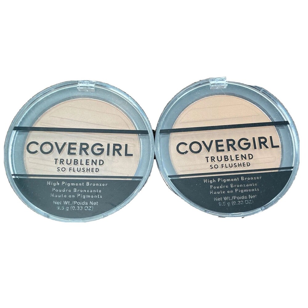 COVERGIRL TRUBLEND SO FLUSHED High Pigment Blush 420 Warmth Lot Of 2 New